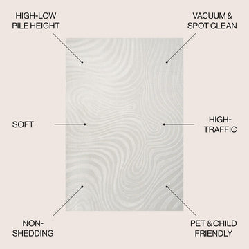 Maribo Abstract Groovy Striped Area Rug